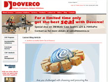 Tablet Screenshot of doverco.ca